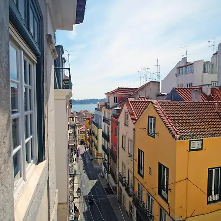 Bl Bairro Alto Famous Bica Funicular Street View