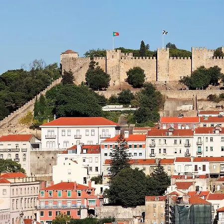 Bl Bairro Alto Famous Bica Funicular Street View Lisbon