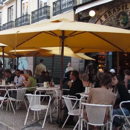 Bl Bairro Alto Famous Bica Funicular Street View *
