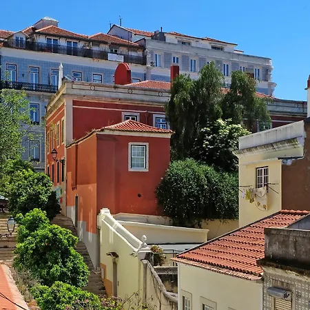 Bl Bairro Alto Famous Bica Funicular Street View * Lisbon